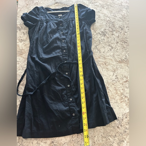 Women’s Gap Button Front Dress Tie Waist European Fit US Size 8 - Picture 8 of 10